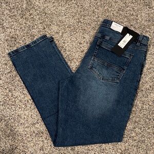 Kenneth Cole Athletic Fit Dark Blue Jeans